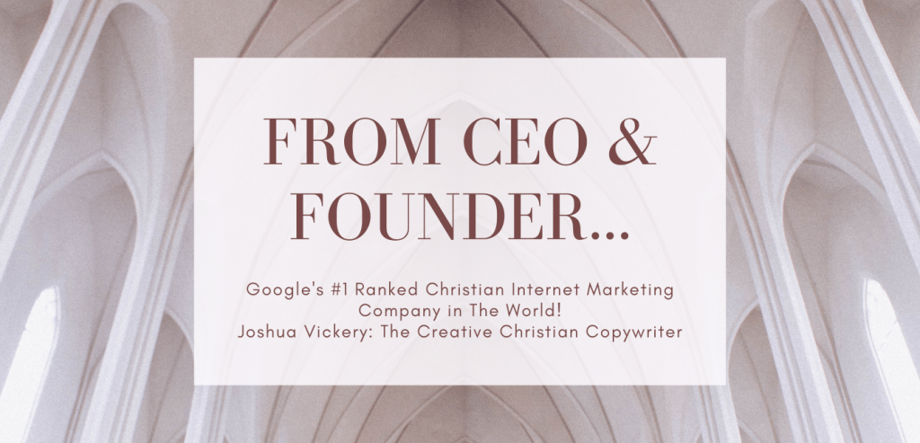Google’s #1 Ranked Christian Internet Marketing Company in The World! The #1 Christian SEO Book for 2020