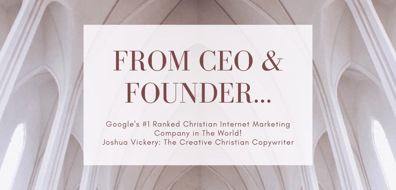 Google’s #1 Ranked Christian Internet Marketing Company in The World! The #1 Christian SEO Book for 2020