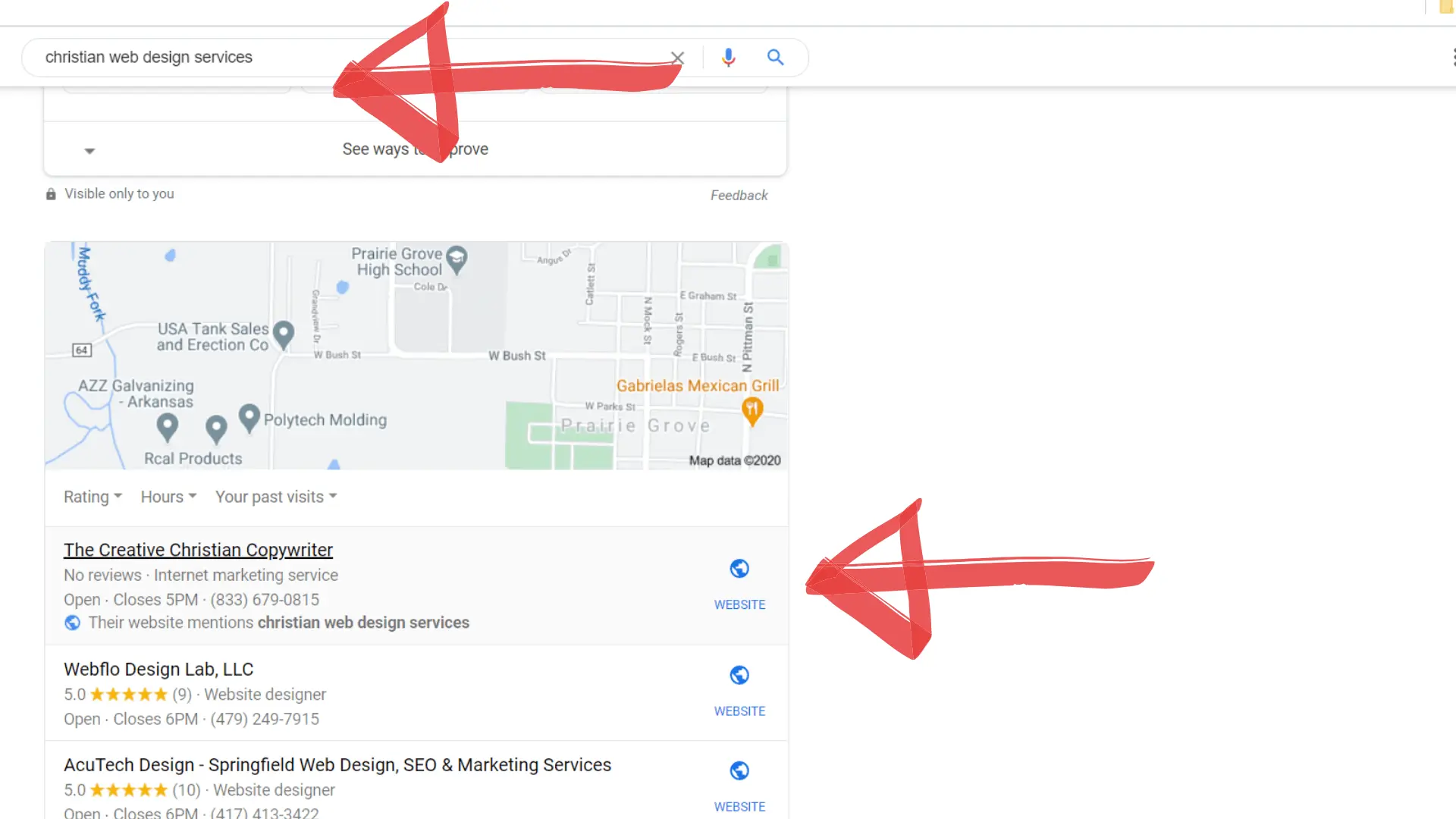 The_Creative_Christian_Copywriter__Google_My_Business The Creative Christian Copywriter's Listing on Google My Business